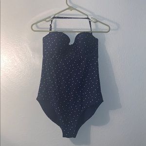 Polka dot swim suit